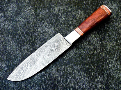11" Custom Hand Forged Damascus Steel Chef Knife | Kitchen Knife