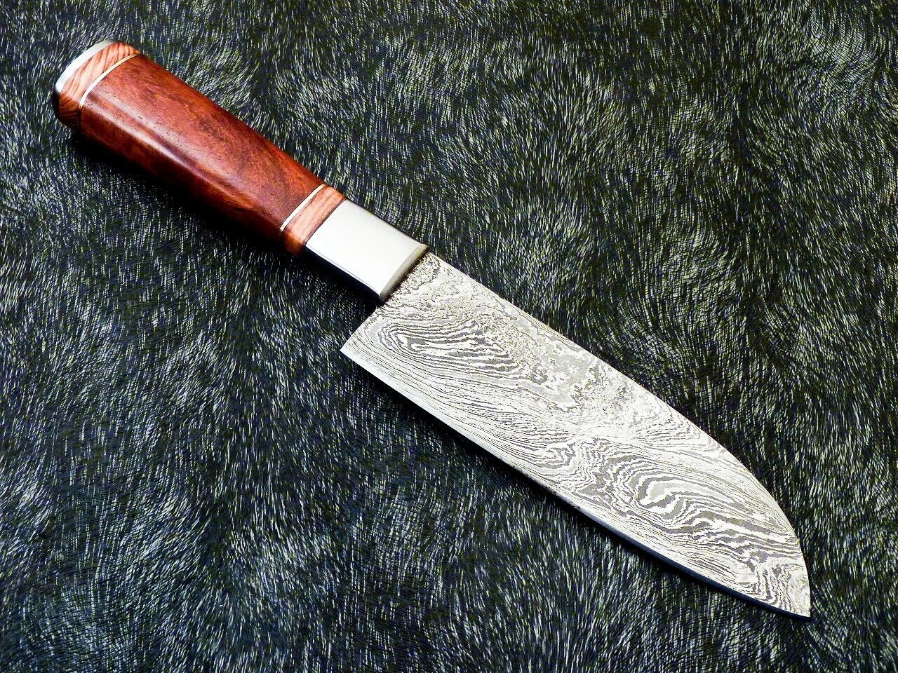 11" Custom Hand Forged Damascus Steel Chef Knife | Kitchen Knife