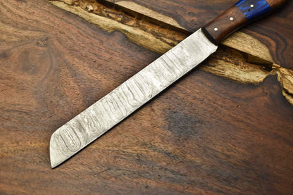 13.0" Handmade Damascus Steel Kitchen Chef Knife – Full Tang