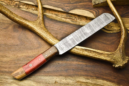12.0" Handmade Damascus Steel Blade Kitchen Chef Full Tang Knife – Artisan Forged