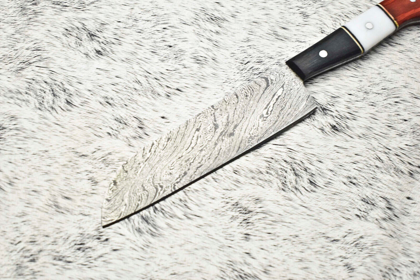 Cutlery Salvation Handmade Damascus Steel Kitchen Full Tang Chef Knife – 384 Layer Forged Blade