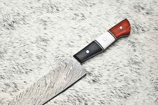 Cutlery Salvation Handmade Damascus Steel Kitchen Full Tang Chef Knife – 384 Layer Forged Blade