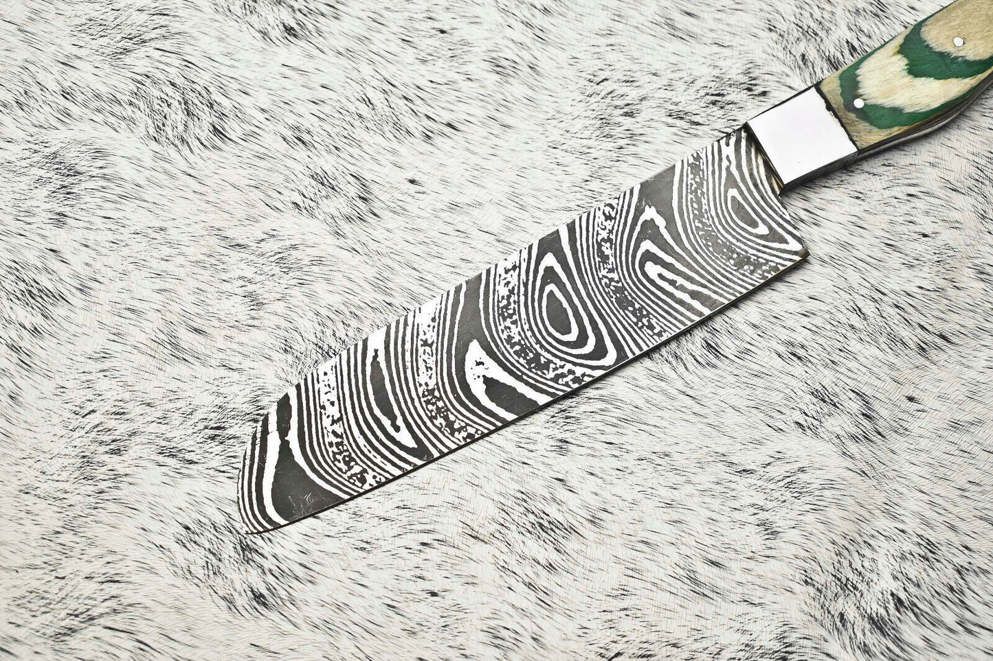 Fine Custom Handmade Damascus Steel Blade Chef Knife Full Tang Sport Knife