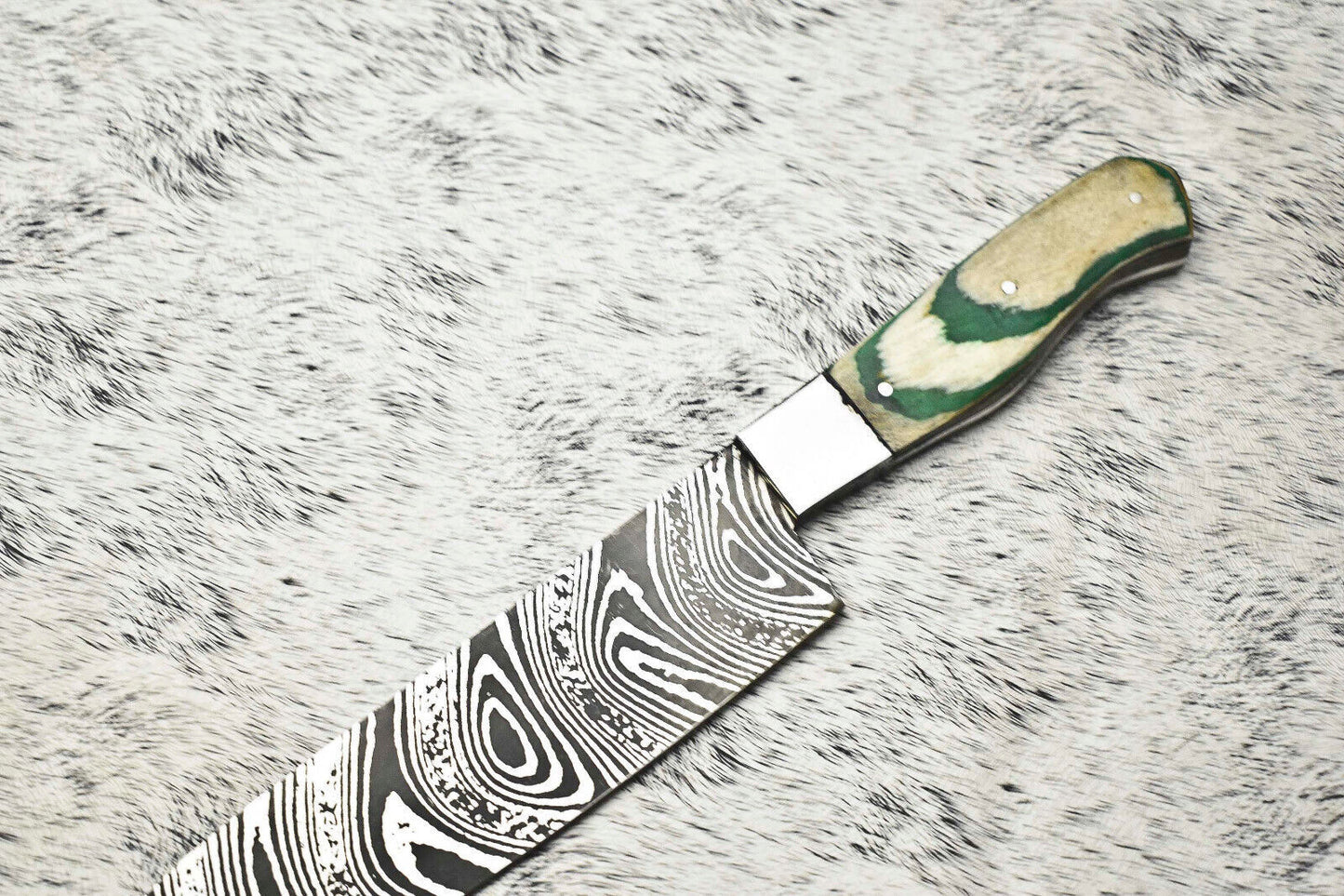 Fine Custom Handmade Damascus Steel Blade Chef Knife Full Tang Sport Knife