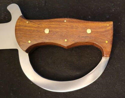 21.5" Handmade D2 Fuller Blade Hunting Bowie Survival Knife with Rosewood Handle