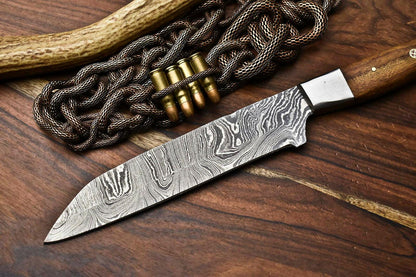 Damascus Steel Chef Knife – Full Tang Kitchen Blade