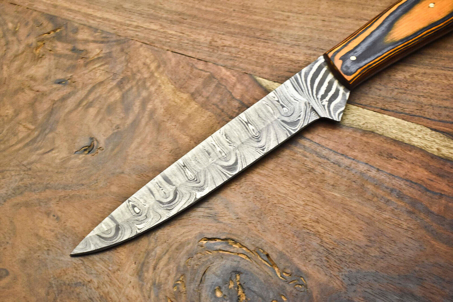 Custom Handmade Damascus Chef Knife – Full Tang Sport Kitchen Knife with 384-Layer Steel