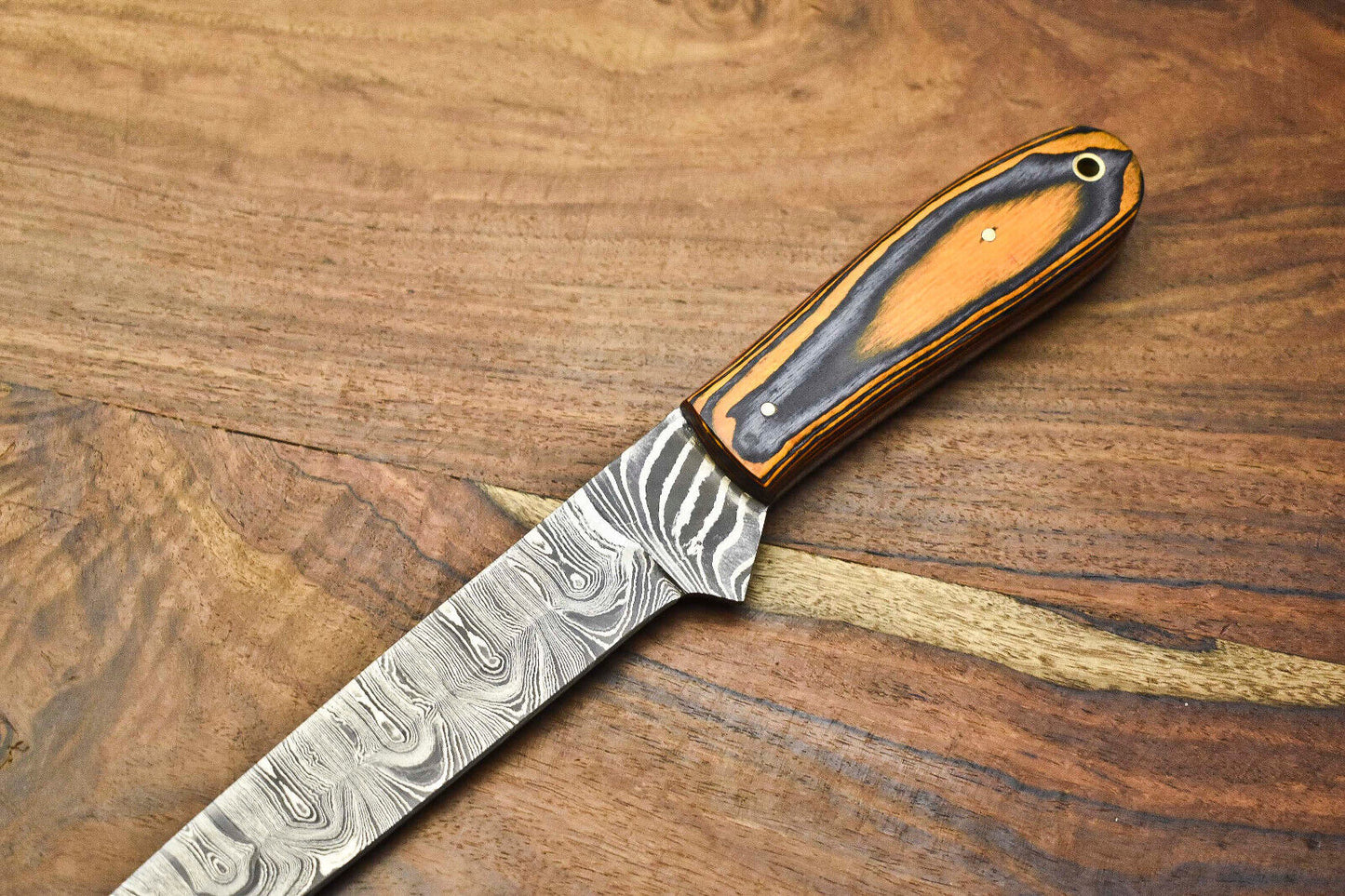 Custom Handmade Damascus Chef Knife – Full Tang Sport Kitchen Knife with 384-Layer Steel