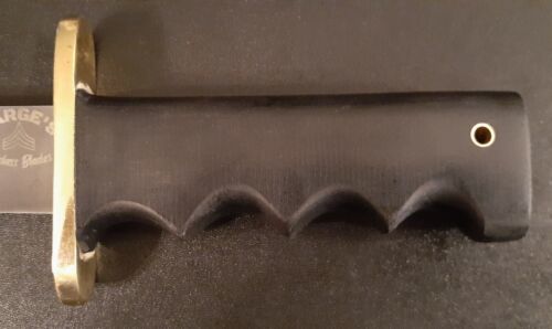 Handmade D2 Steel Hunting Bowie Knife with Micarta Handle