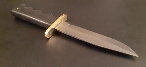 Handmade D2 Steel Hunting Bowie Knife with Micarta Handle