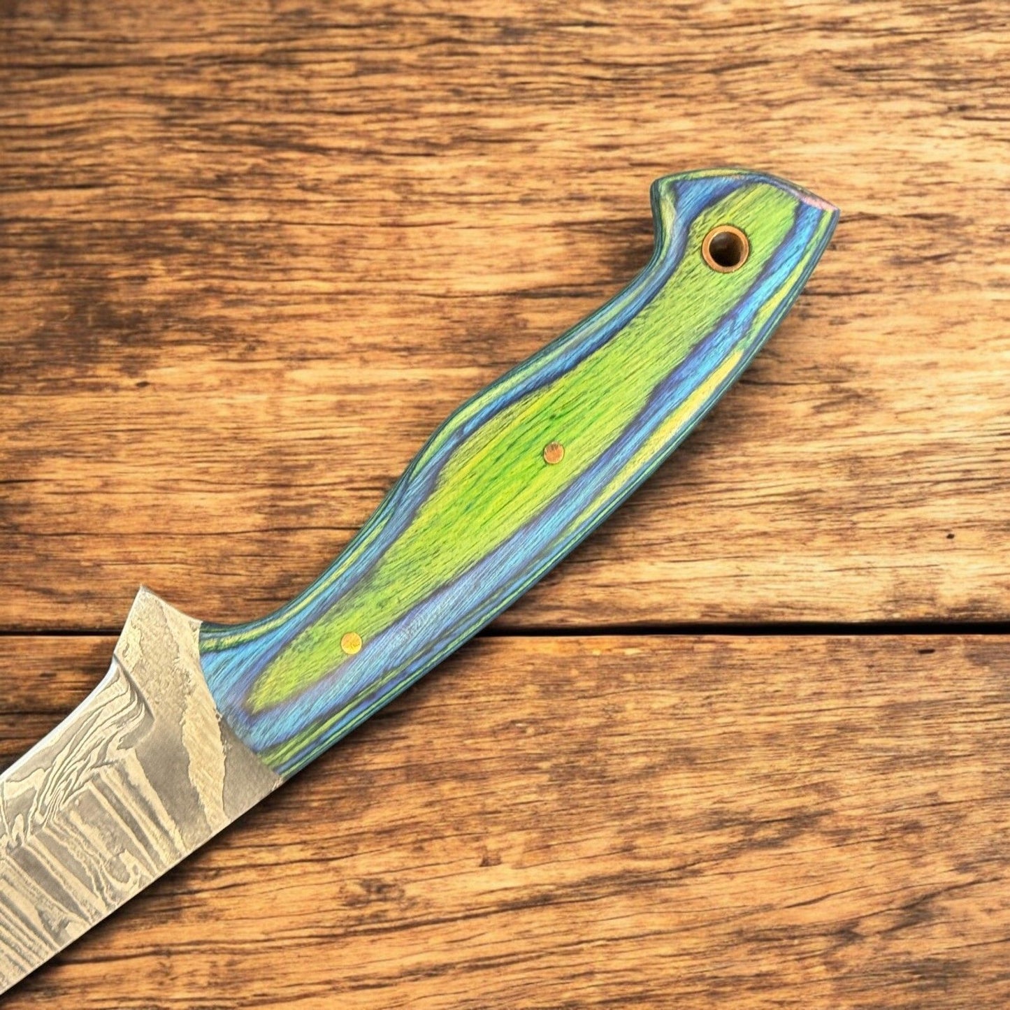 12" Handmade Knife Premium Damascus Fillet Knife & Kitchen Fillet Knife With wood handle