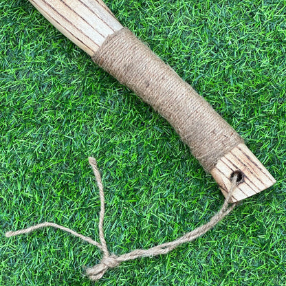 Hand-Forged Viking Tomahawk Axe – Carbon Steel Blade with Rose Wood Handle and Leather Sheath, 14 Inch