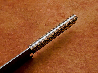 13" Professional Chef Kitchen Knife Damascus Blade "HARD WOOD"