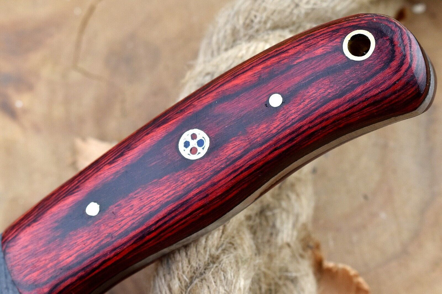 Handcrafted Carbon Steel Bull Cutter Knife With Sheath Custom Bull Cutter Knife for Hunting