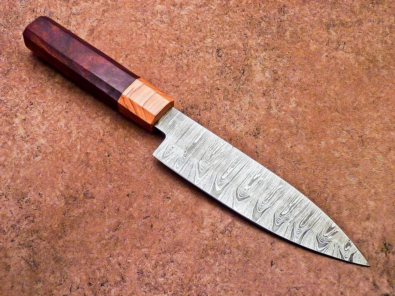 12" Professional Chef Knife Damascus Blade Kitchen Knife, Hunting Knife