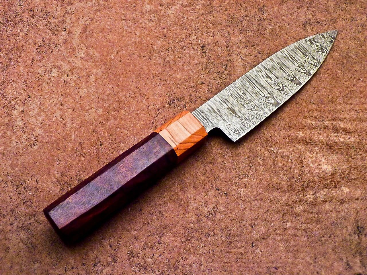 12" Professional Chef Knife Damascus Blade Kitchen Knife, Hunting Knife