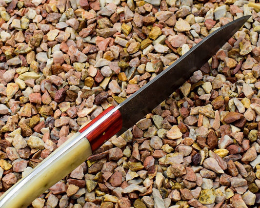 Premium Quality Professional Chef Knife | Handmade Damascus Steel with Bone Handle