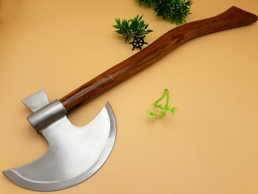 Rare Custom Handmade D2 Tool Steel Viking TomaHawk Hatchet – 25.5-Inch Battle-Ready Axe