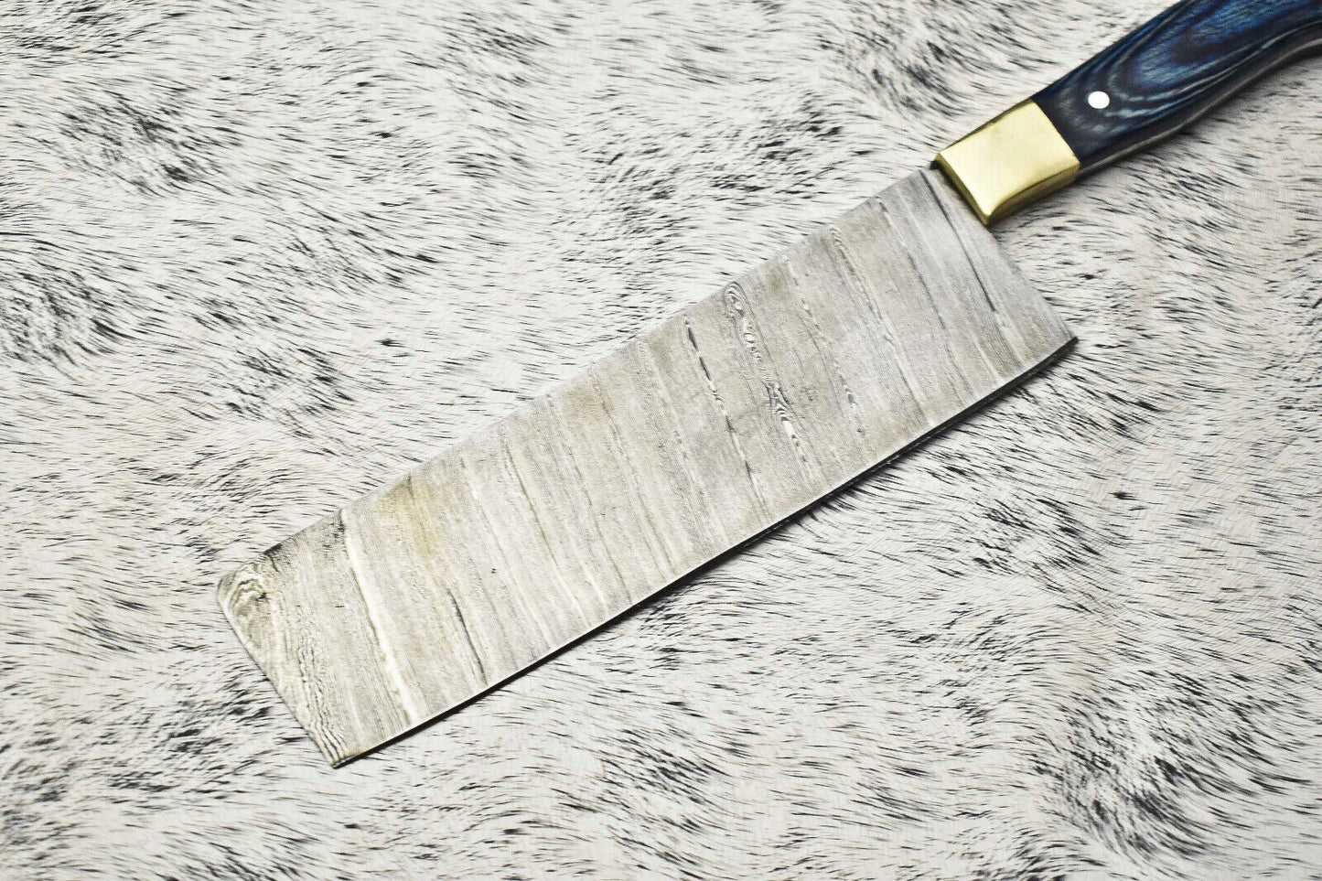 Cutlery Salvation Handmade Damascus Steel Full Tang Kitchen Chef Knife – 11" Blade,Sharpened at 20°