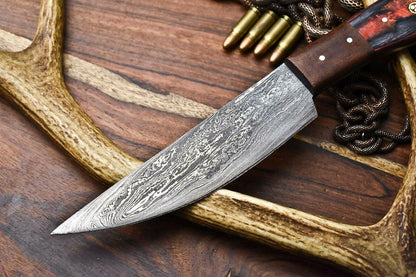 Hand Forged Damascus Steel Chef Knife – Full Tang, Handmade Kitchen Blade