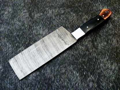 11" Handmade Professional Damascus Chef Chopper Knife with Hardwood Handle