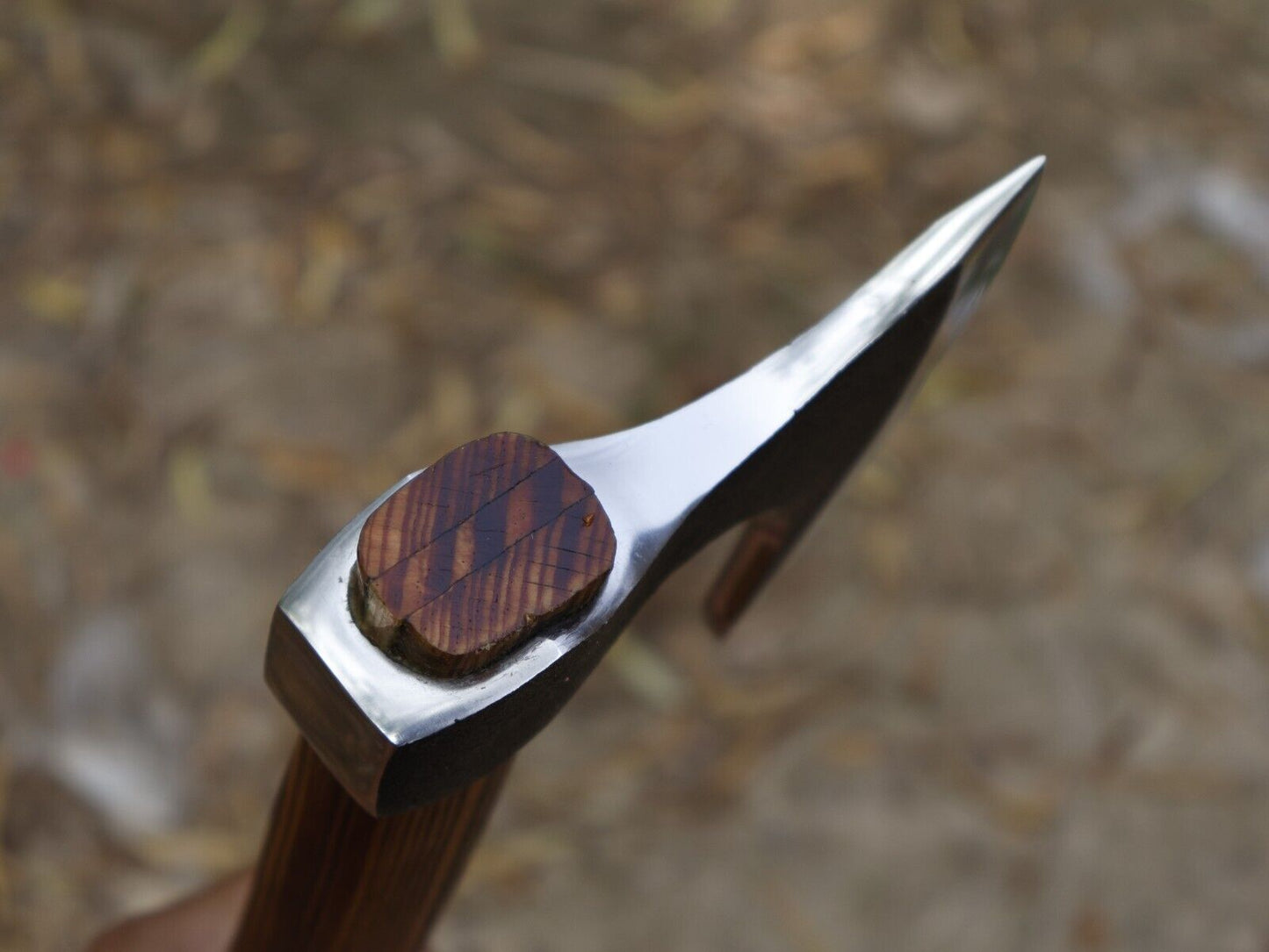 Handmade 20 Inch Viking Axe with Carbon Steel Blade and Ash Wood Handle