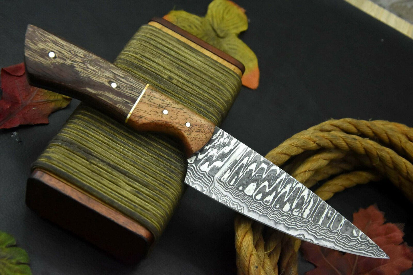 Custom Forged Damascus Steel Kitchen Knife | Chef Fillet Knife Gift