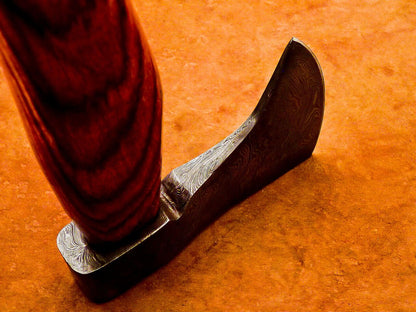 Limited Edition Handmade Damascus Steel Axe with Natural Wood Handle Damascus Axe for Sale