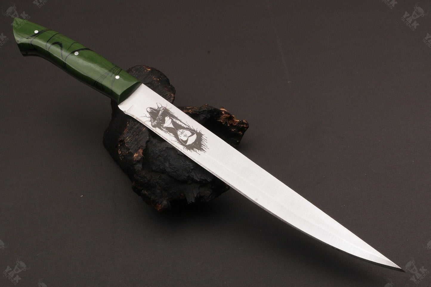 14" Custom Handmade D2 Steel Fillet Knife Best Fillet Knife & Custom Fillet Knife With Sheath