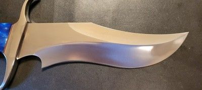 Custom D2 Steel Sub-Hilted Bowie Knife | Resin Handle Full Tang Hunting Knife