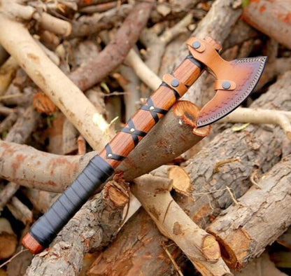 Viking Axe of Ragnar Lothbrok Hunting Axe 20" Rose Wood Handle