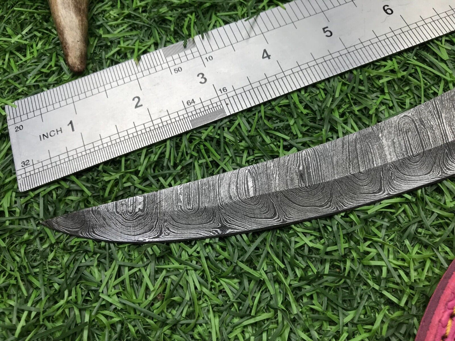 14'' Custom Handmade Damascus Steel Fillet Knife & Best Fillet Knife Pakka Wood Handle W/Sheath
