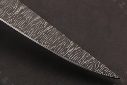 13.5" Handmade Damascus Steel Fillet Knife Best Fillet Knife With Leather Sheath