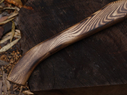 18 Inch Handmade Viking Axe Ash Wood Handle with Leather Sheath