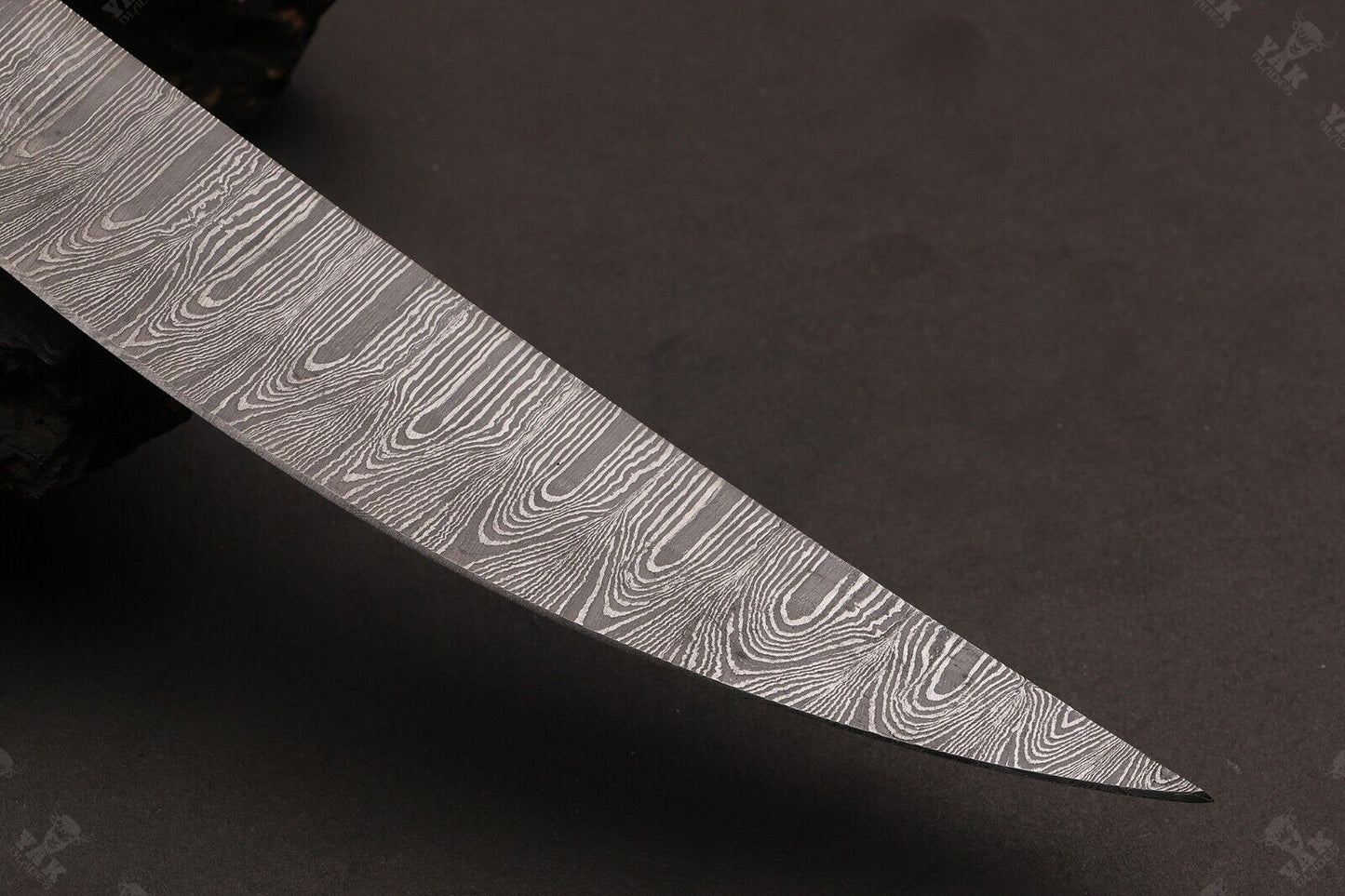 14" Custom Handmade Damascus Fillet Knife Handmade Fillet Knives With Leather Sheath