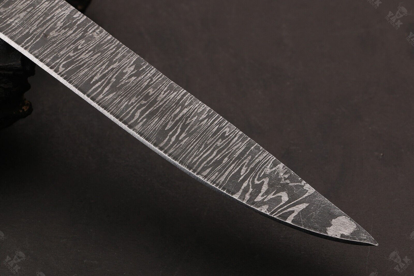 13.5" Handmade Damascus Fillet Knife Damascus Steel Fillet Knife for Kitchen W/Sheath
