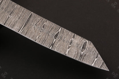 13" Custom Hand Forged Damascus Fillet Knife Custom Fillet Knife With Pakka Wood Handle