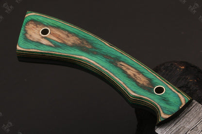 13" Custom Hand Forged Damascus Fillet Knife Custom Fillet Knife With Pakka Wood Handle