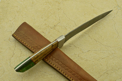 12" Handmade Damascus Steel Fillet Knife – Pakka Wood Handle, 512 Layers, Hand-Forged