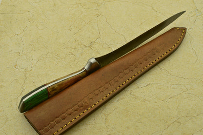 12" Handmade Damascus Steel Fillet Knife – Pakka Wood Handle, 512 Layers, Hand-Forged