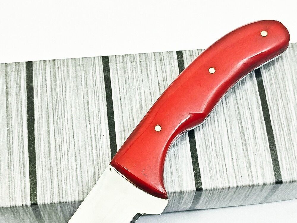 Handmade D2 Steel Best Fillet Knife Fish Fillet Knife Full Tang With Resin Handle & Sheath