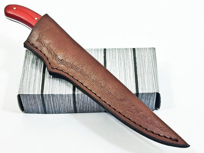 Handmade D2 Steel Best Fillet Knife Fish Fillet Knife Full Tang With Resin Handle & Sheath