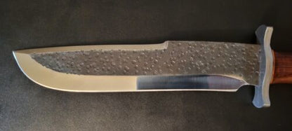 Cutlery 17.5" Handmade D2 Steel High Polish Hunting Bowie Knife with Hardwood Handle