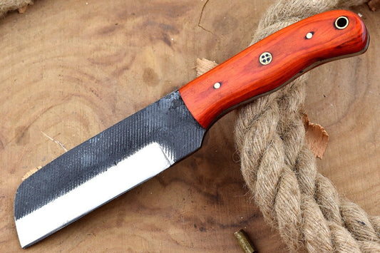 Premium Handmade Bull Cutter Knife With Sheath Cowboy Bull Cutter Knife for Outdoors