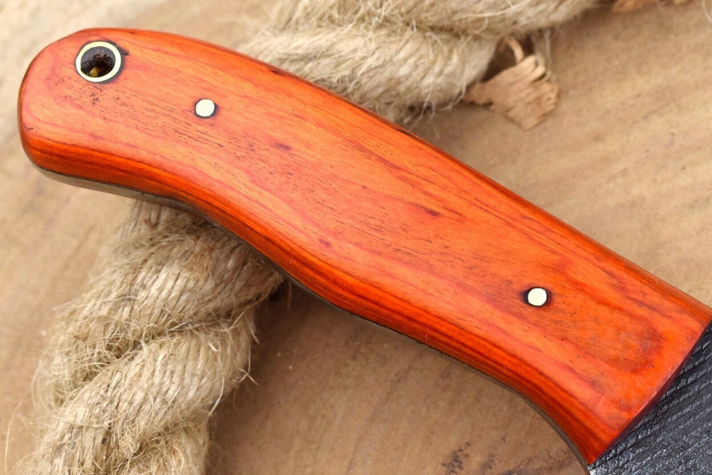 Premium Handmade Bull Cutter Knife With Sheath Cowboy Bull Cutter Knife for Outdoors