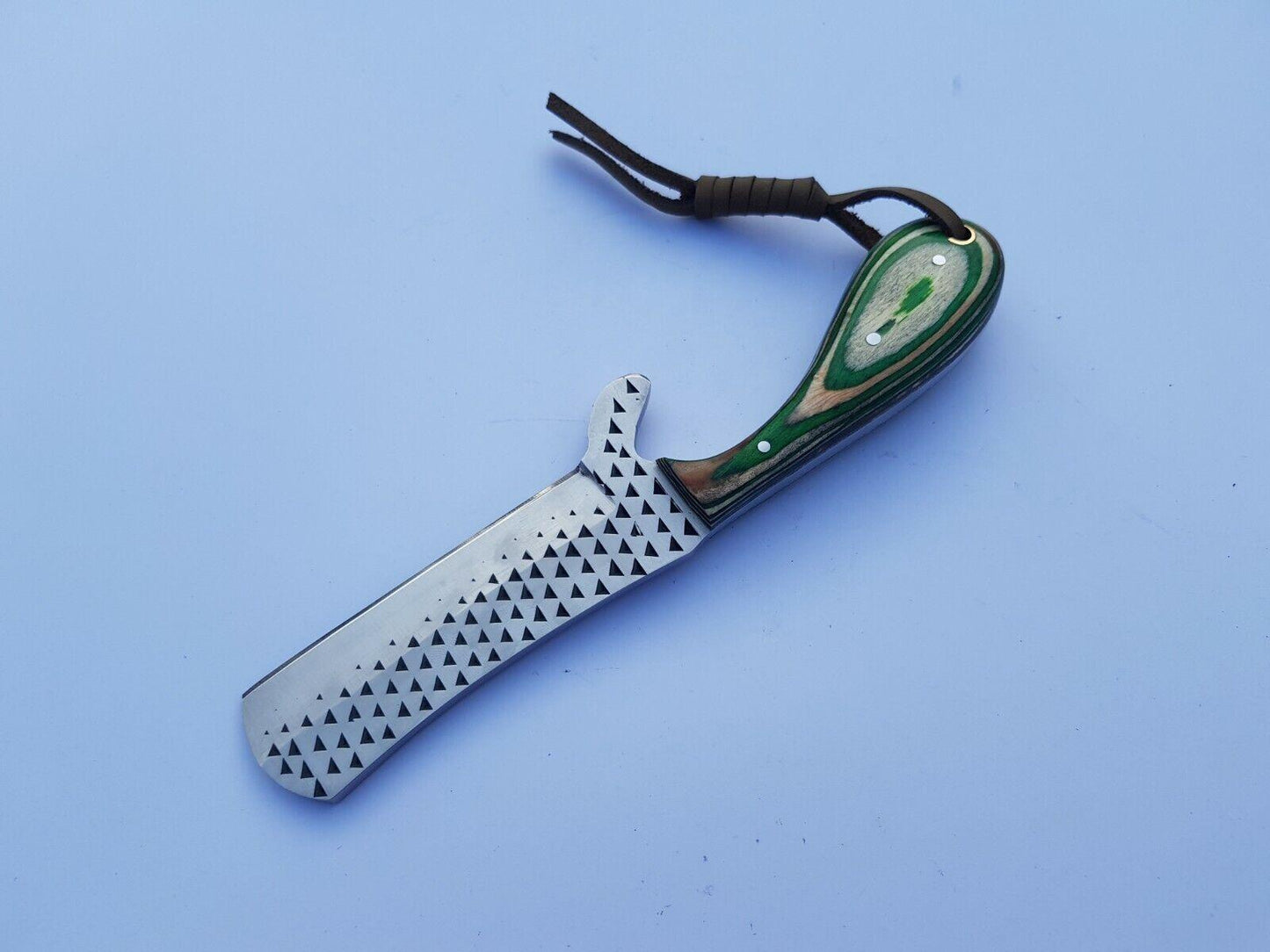 Cowboy Bull Cutter Knife and Sheath With Sheet Handle 7'' Knife Gift for Him Custom Bull Cutter Knife