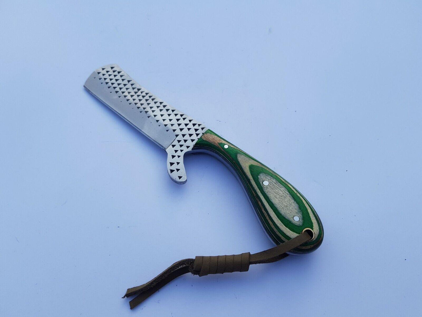 Cowboy Bull Cutter Knife and Sheath With Sheet Handle 7'' Knife Gift for Him Custom Bull Cutter Knife