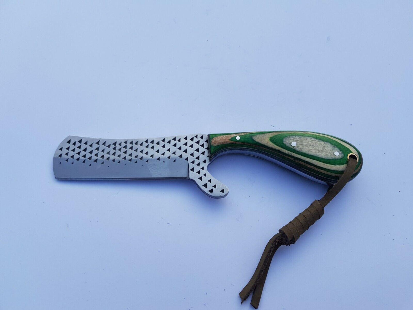 Cowboy Bull Cutter Knife and Sheath With Sheet Handle 7'' Knife Gift for Him Custom Bull Cutter Knife