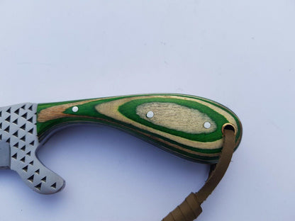 Cowboy Bull Cutter Knife and Sheath With Sheet Handle 7'' Knife Gift for Him Custom Bull Cutter Knife