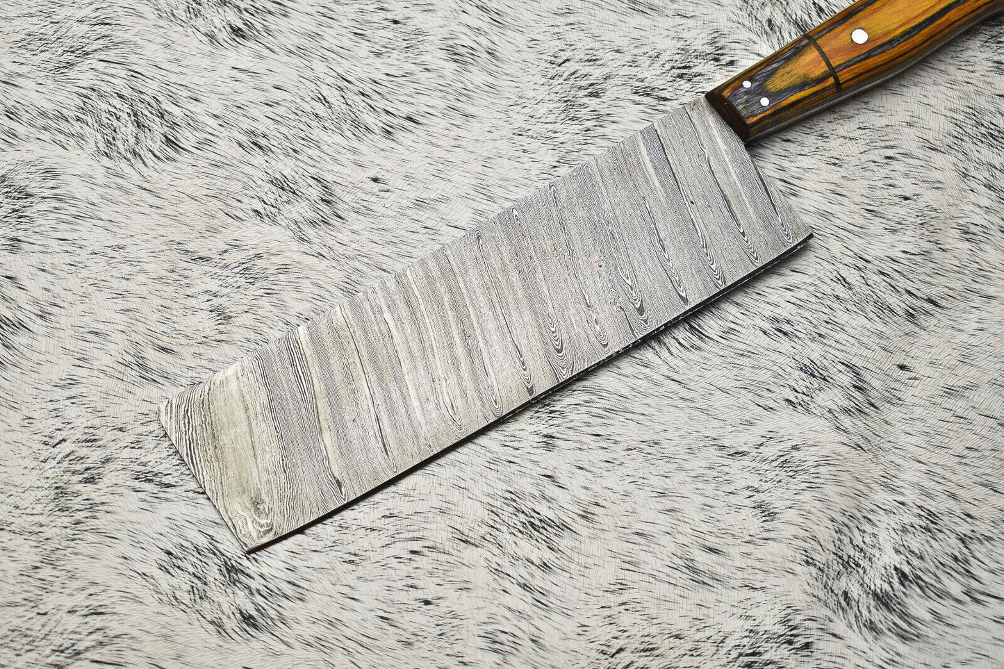 Cutlery Salvation 12" Handmade Damascus Steel Full Tang Chef Knife – 384 Layers, Professional Kitchen Blade